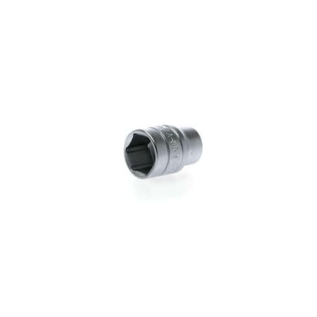 Teng Tools 1/4 in Drive, SOCKET, REG, METRIC, M140504-C M140504-C